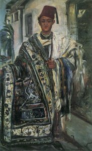 Mercante di tappeti orientali da Lovis Corinth